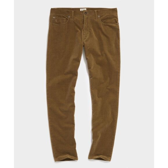Todd Snyder Slim Fit 5-Pocket Italian Corduroy Pant in Caramel (Size 31x34) - Picture 1 of 5